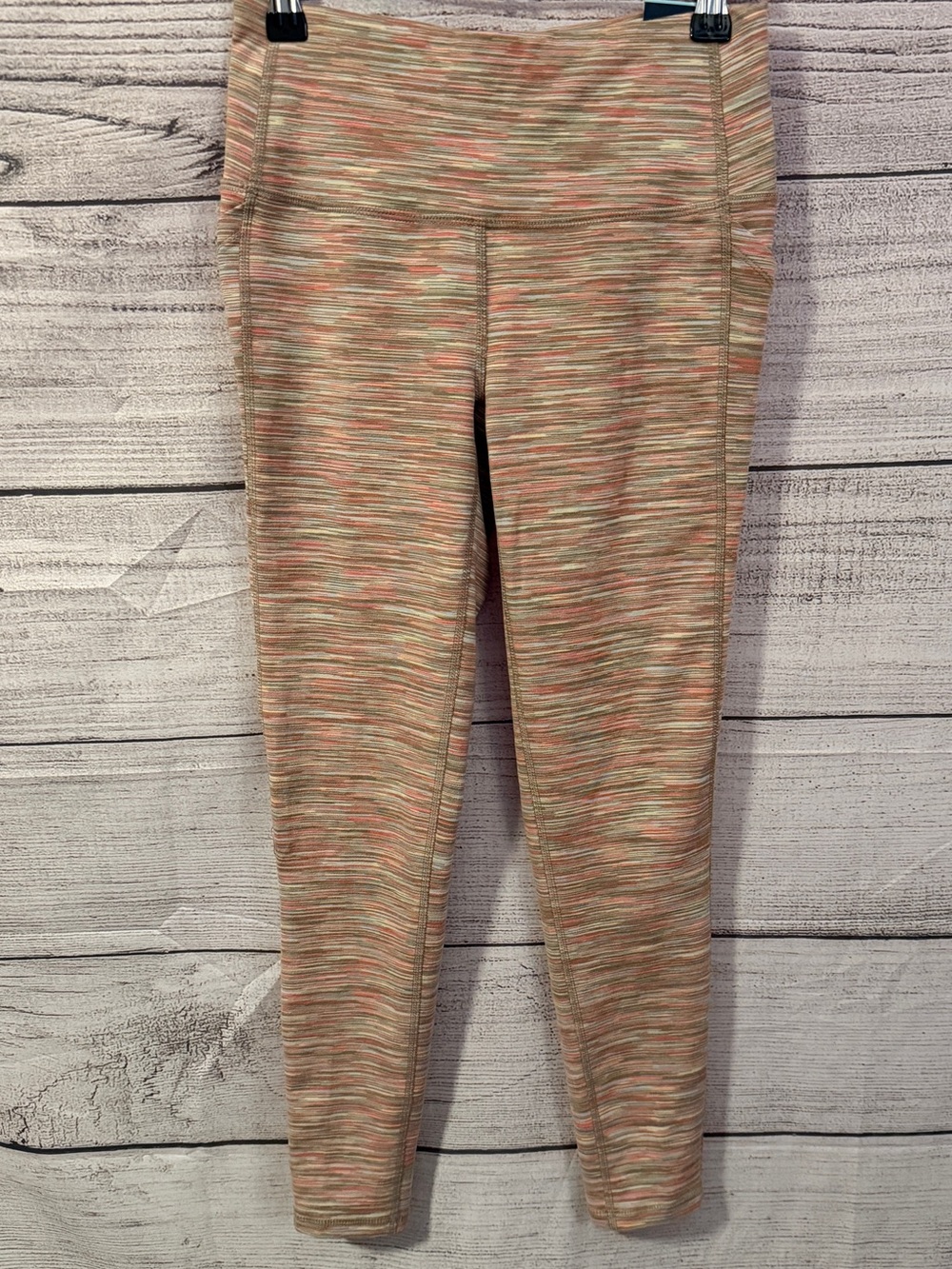 Women’s DSG Momentum High Rise 7/8 Leggings Tan Spacedye NWT XS